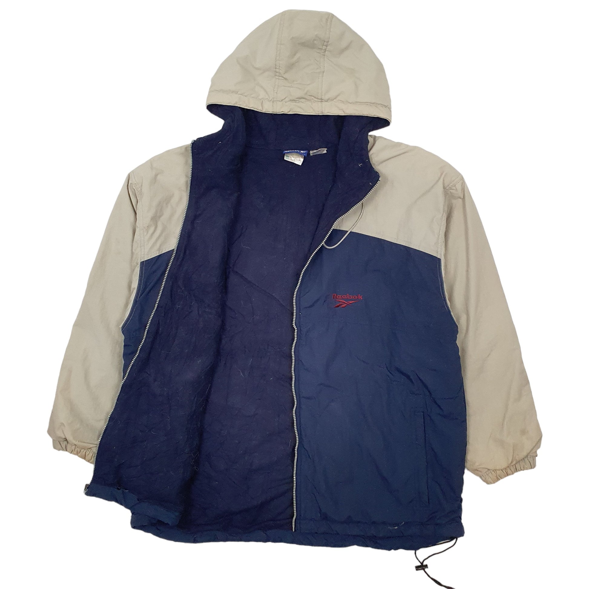 Mens Navy Reebok Vintage  Coat