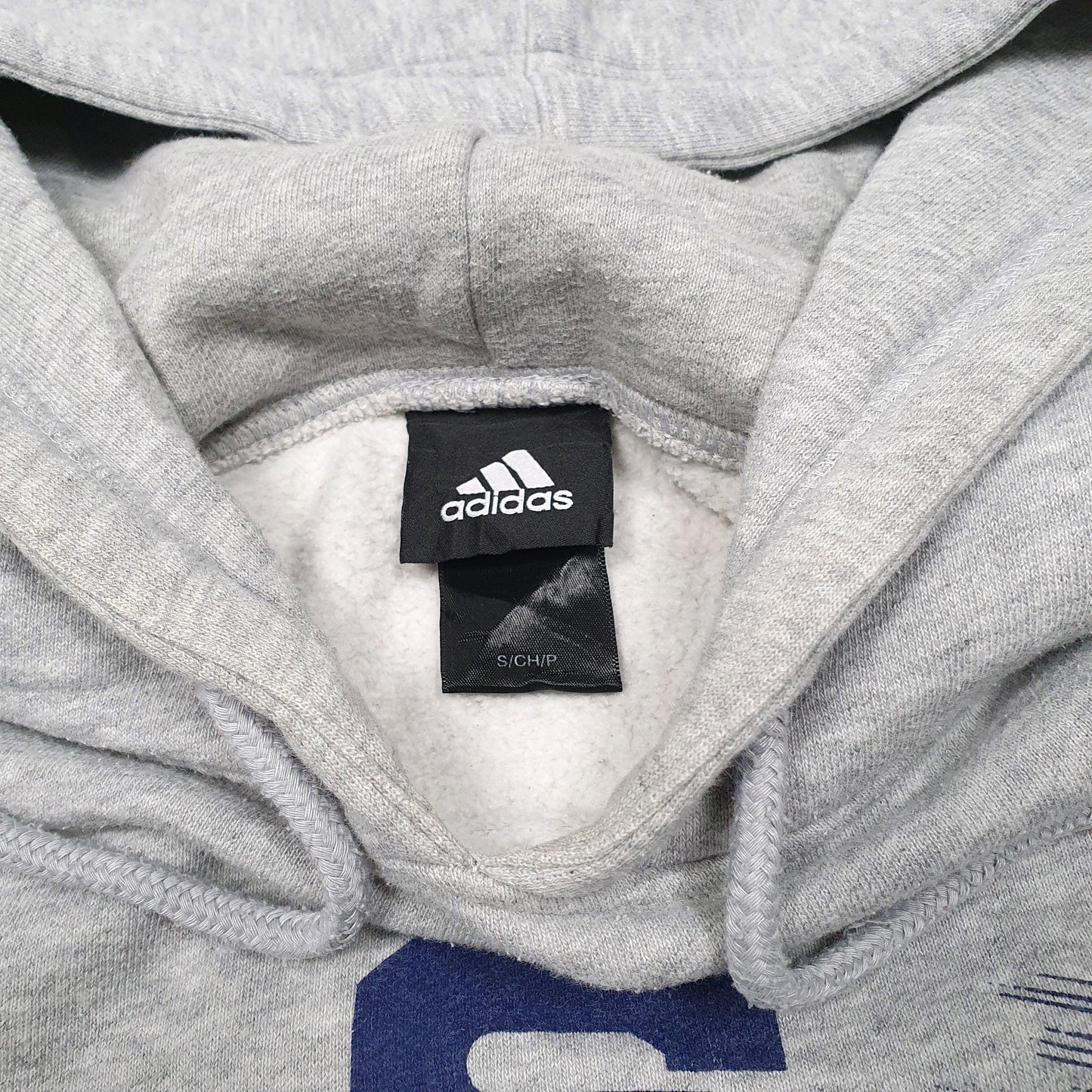 Mens Grey Adidas Stout Baseball Blue Devils Hoodie Jumper