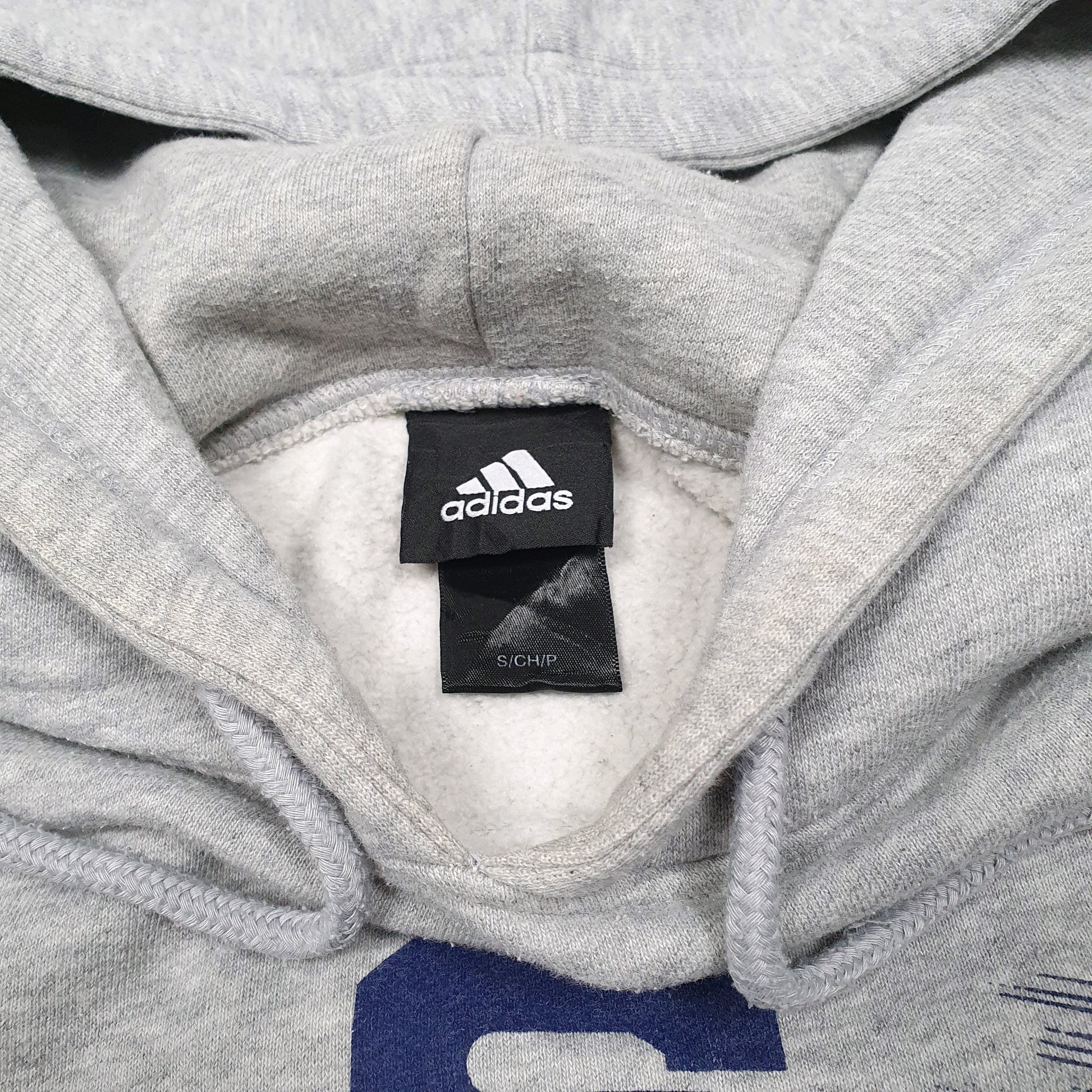 Mens Grey Adidas Stout Baseball Blue Devils Hoodie Jumper