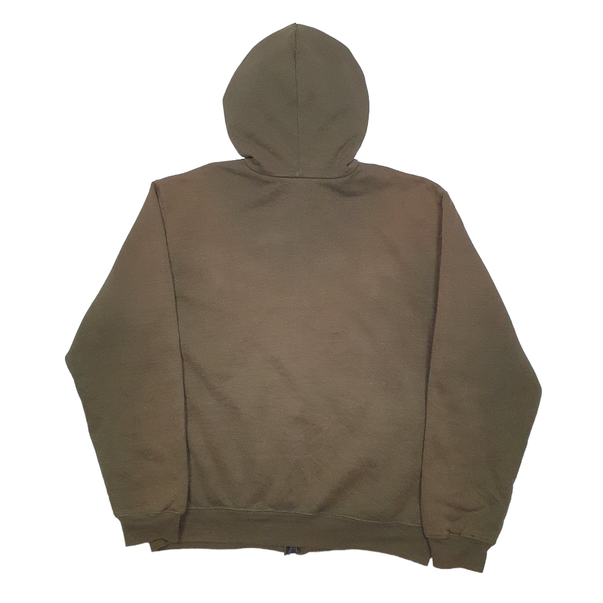 Mens Khaki Carhartt Lined Thermal Full Zip Jumper