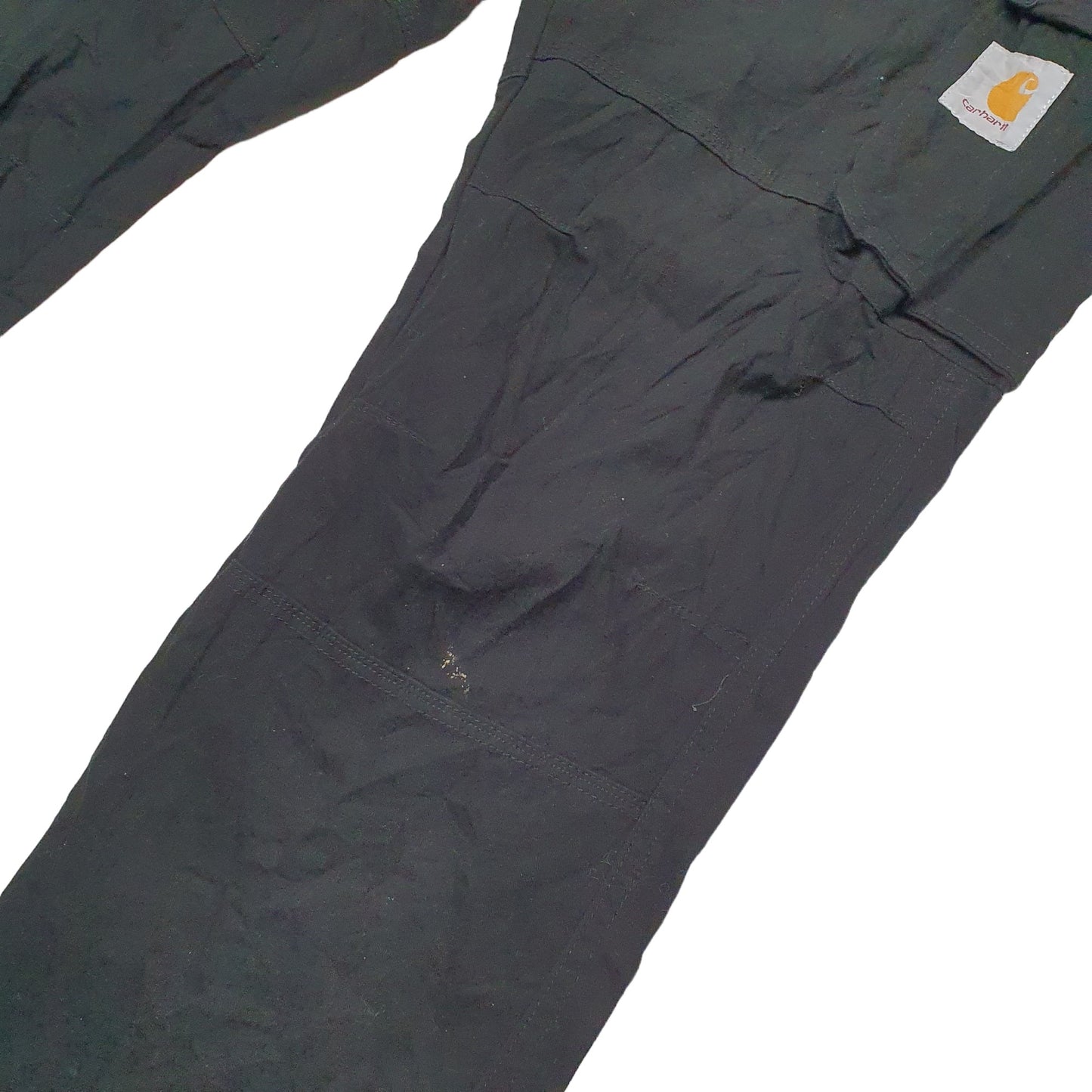 Mens Black Carhartt  Cargo Trousers