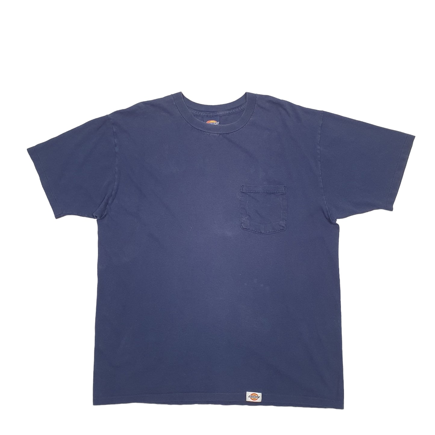 Mens Navy Dickies  Short Sleeve Shirt