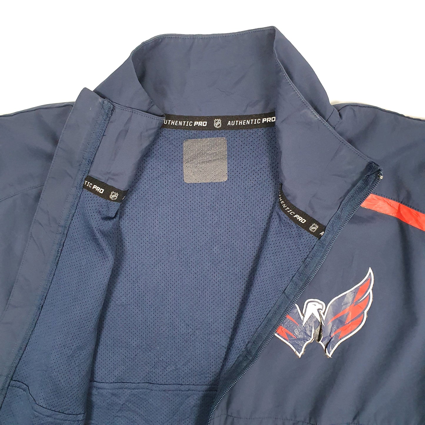 Mens Navy NHL Washington Capitals Ice Hockey  Coat