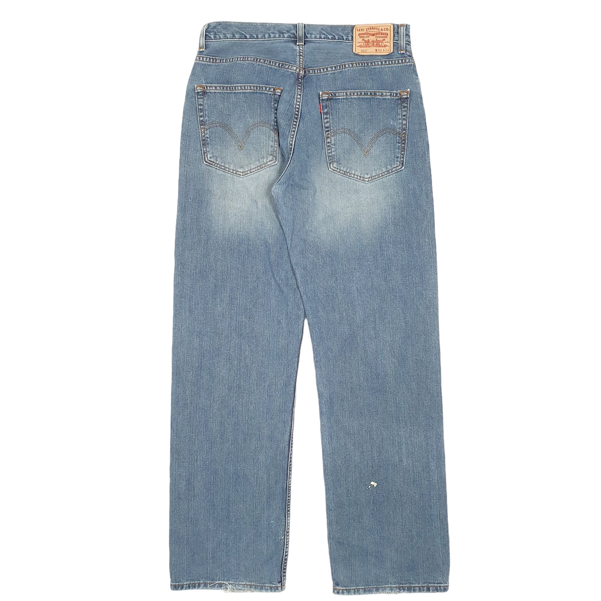 Mens Blue Levis  569 JeansW32 L34