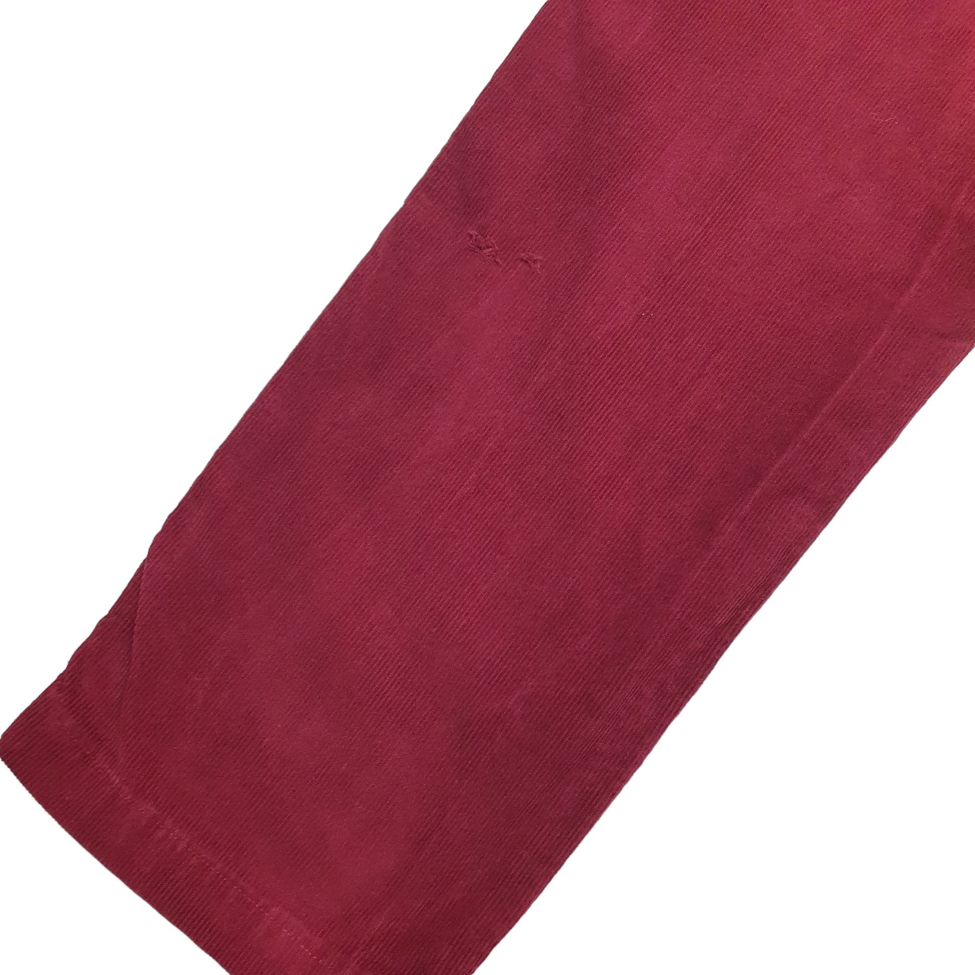 Mens Burgundy Tommy Hilfiger  Corduroy Trousers