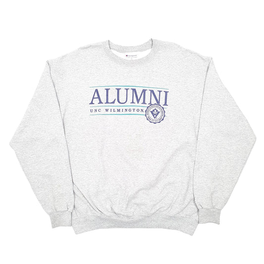 Mens Grey Champion University Of North Carolina Wilmington Alumni UNC Crewneck Jumper