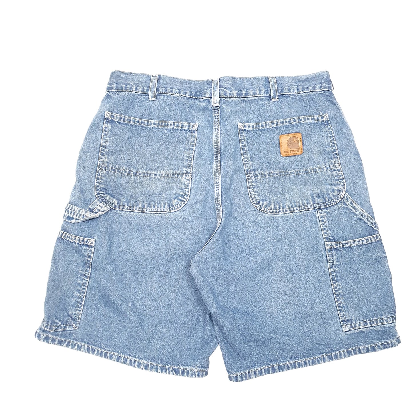Mens Blue Carhartt Carpenter B28 Denim Shorts
