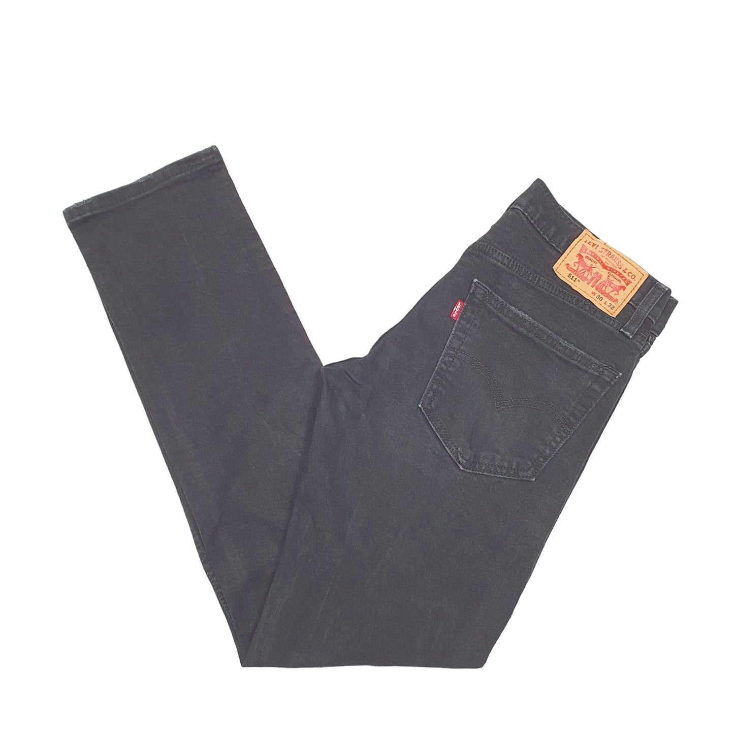 Mens Black Levis Distressed 511 JeansW30 L32