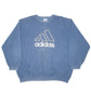 Mens Navy Adidas Vintage 90s Crewneck Jumper