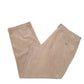 Mens Beige Dockers Double Pleated Classic Fit Corduroy Trousers