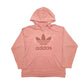 Womens Orange Adidas  Hoodie Jumper