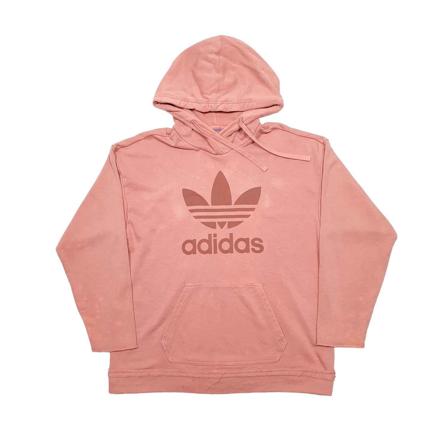 Womens Orange Adidas  Hoodie Jumper