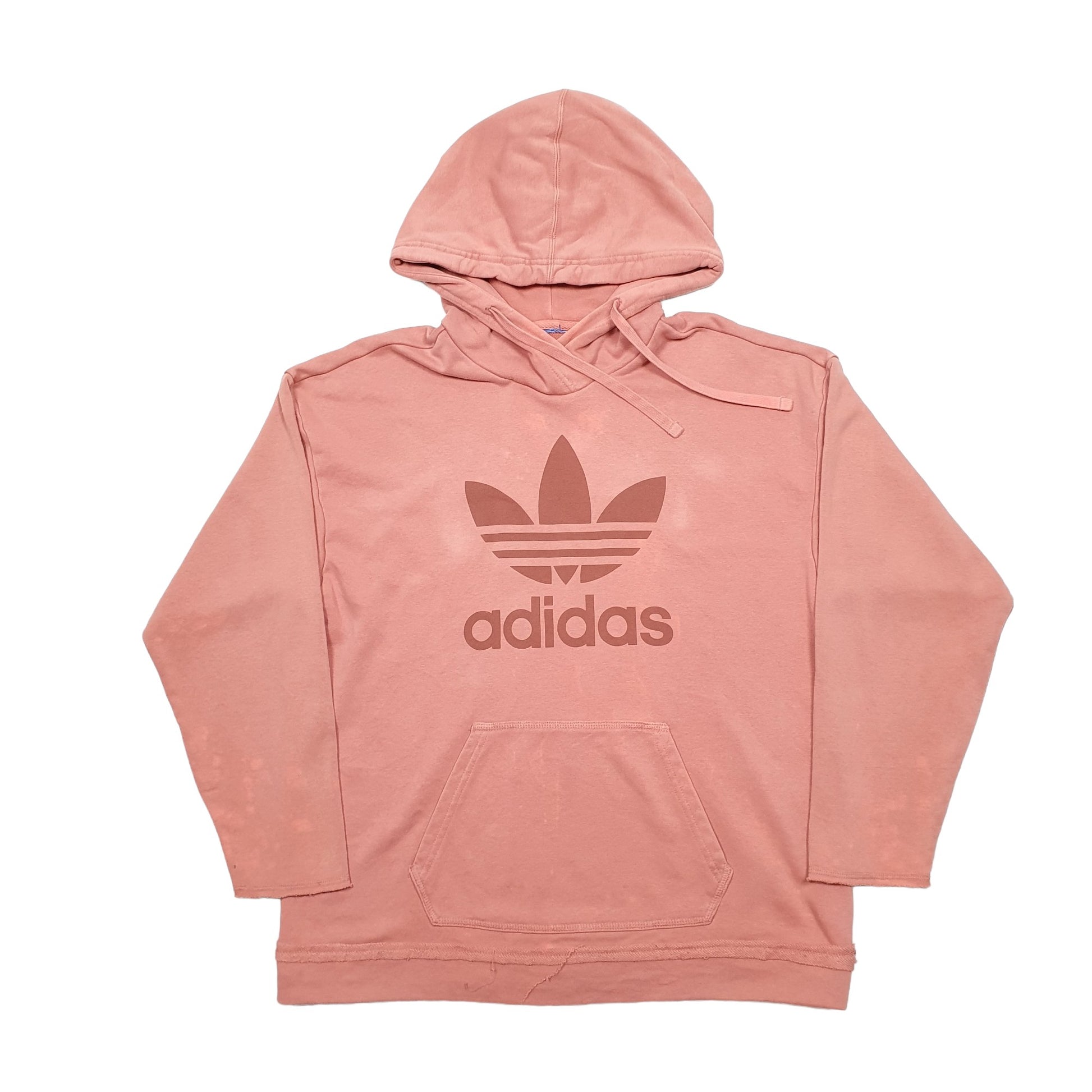 Womens Orange Adidas  Hoodie Jumper