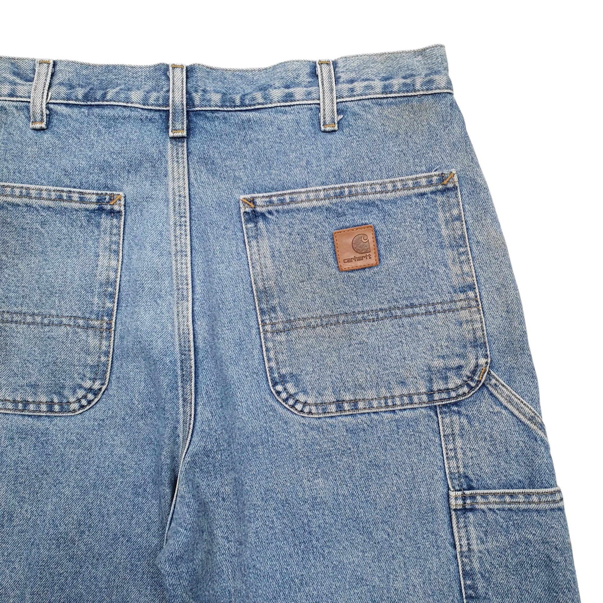 Mens Blue Carhartt  Carpenter Shorts