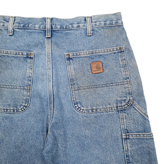 Mens Blue Carhartt  Carpenter Shorts