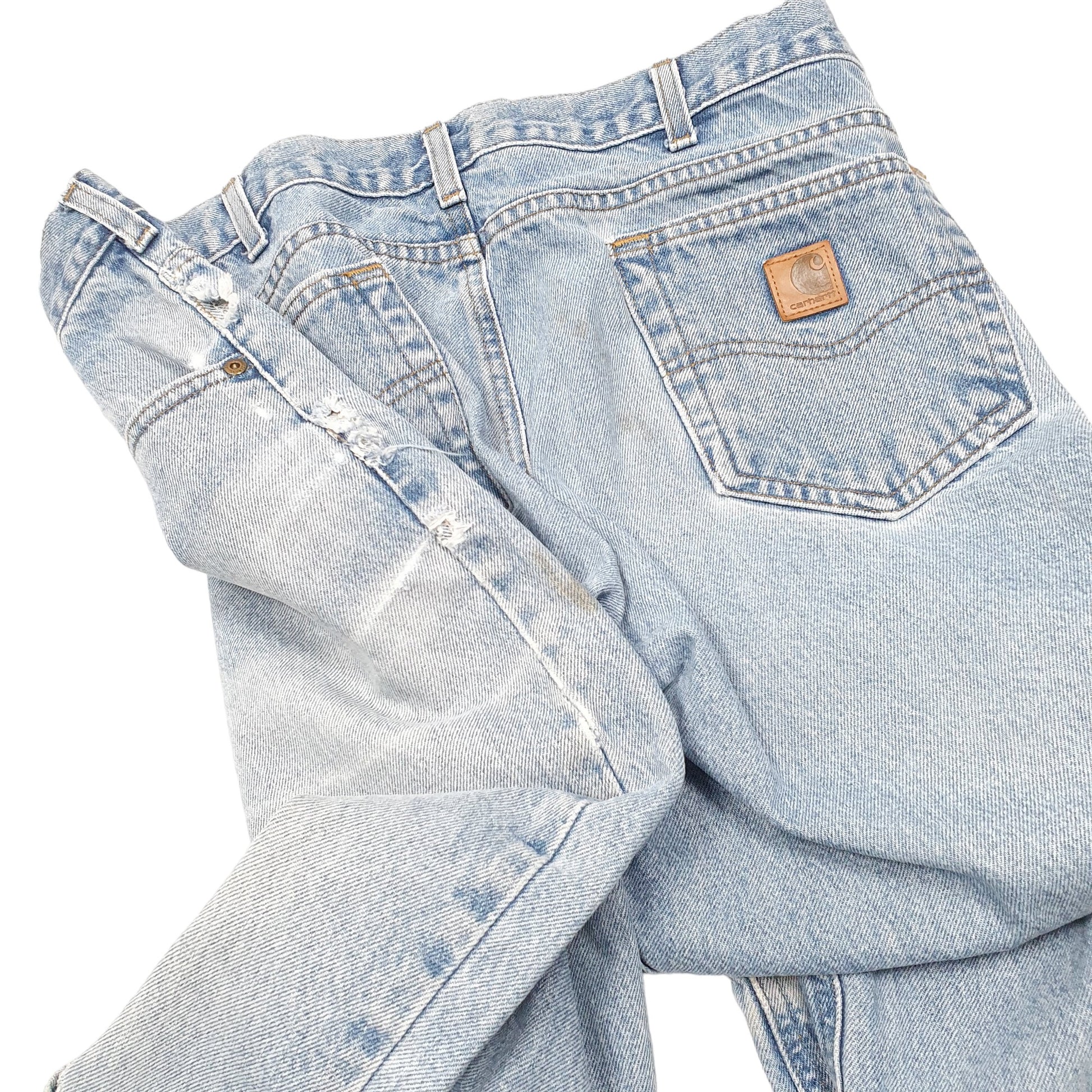 Mens Blue Carhartt Traditional Fit B18 JeansW38 L30