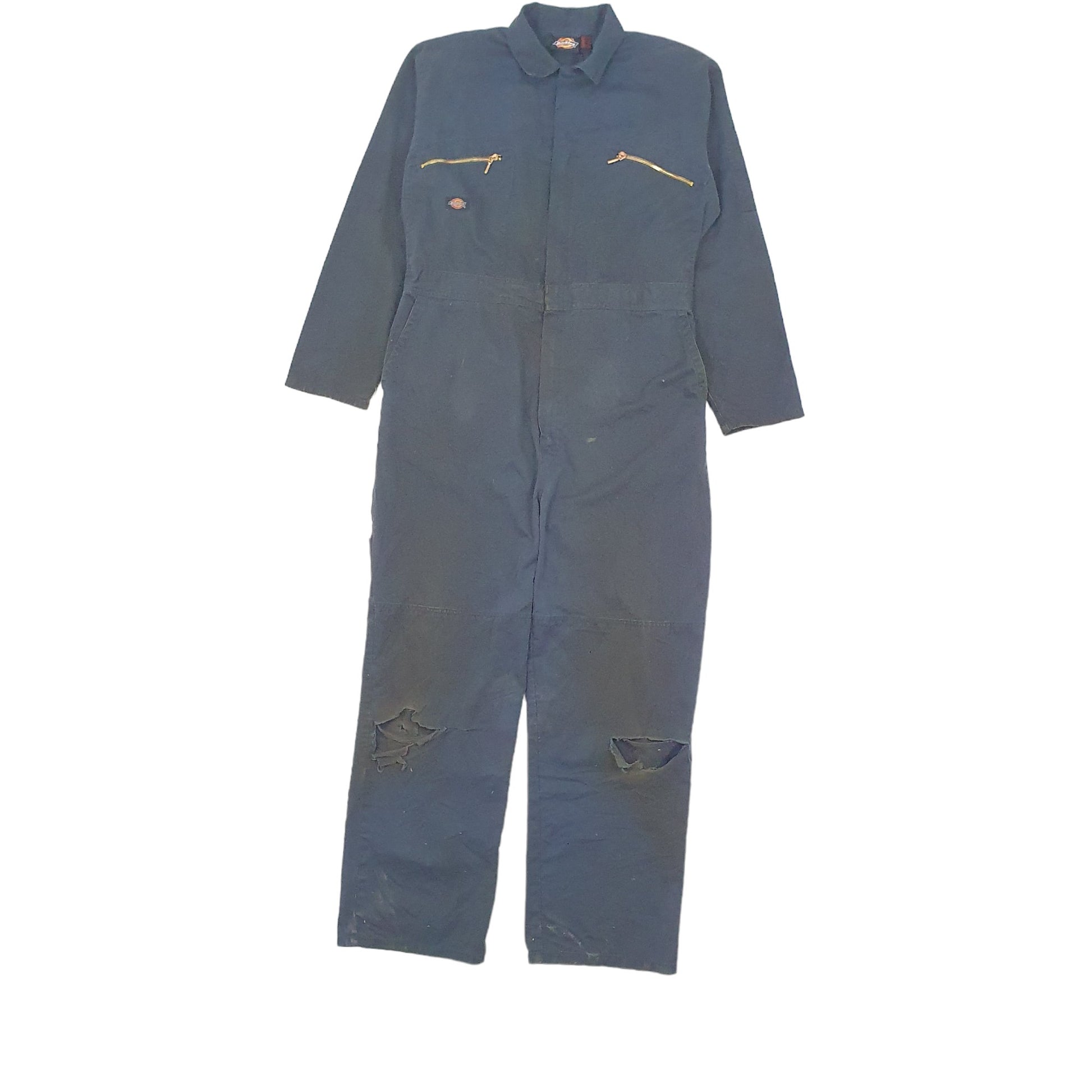 Mens Navy Dickies Overalls Coveralls  Coat