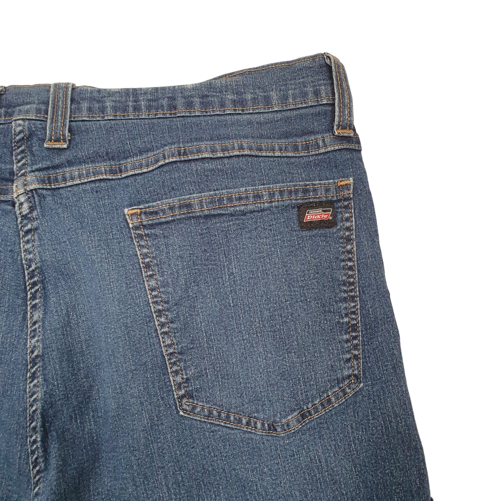 Mens Blue Dickies Carpenter Stretch Denim Shorts