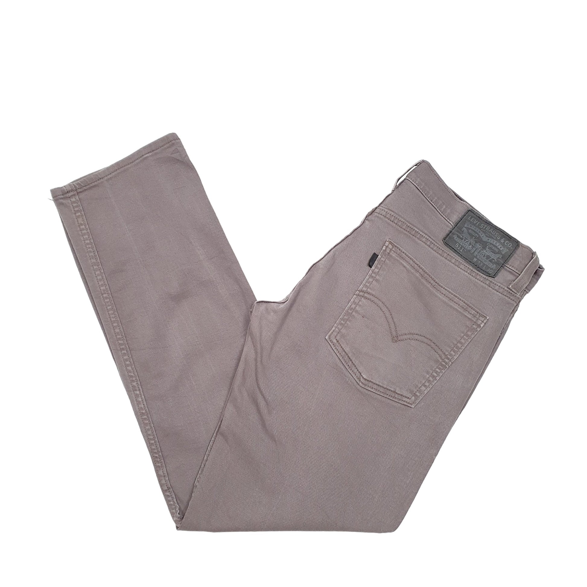 Mens Grey Levis Stretch 511 JeansW33 L30