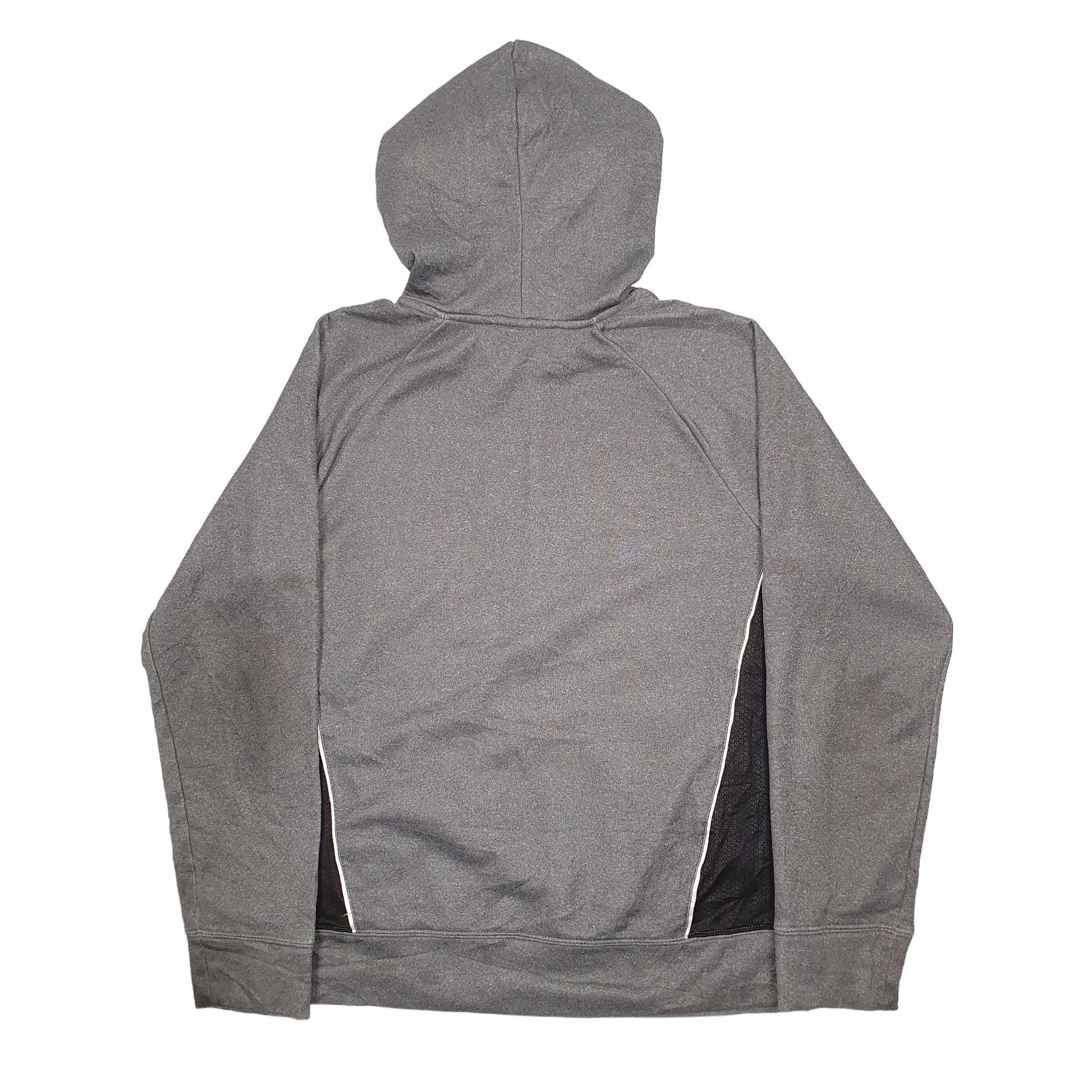 Mens Grey Reebok Active Hoodie Jumper