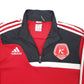 Mens Red Adidas Richmond Kickers Quarter Zip Jumper