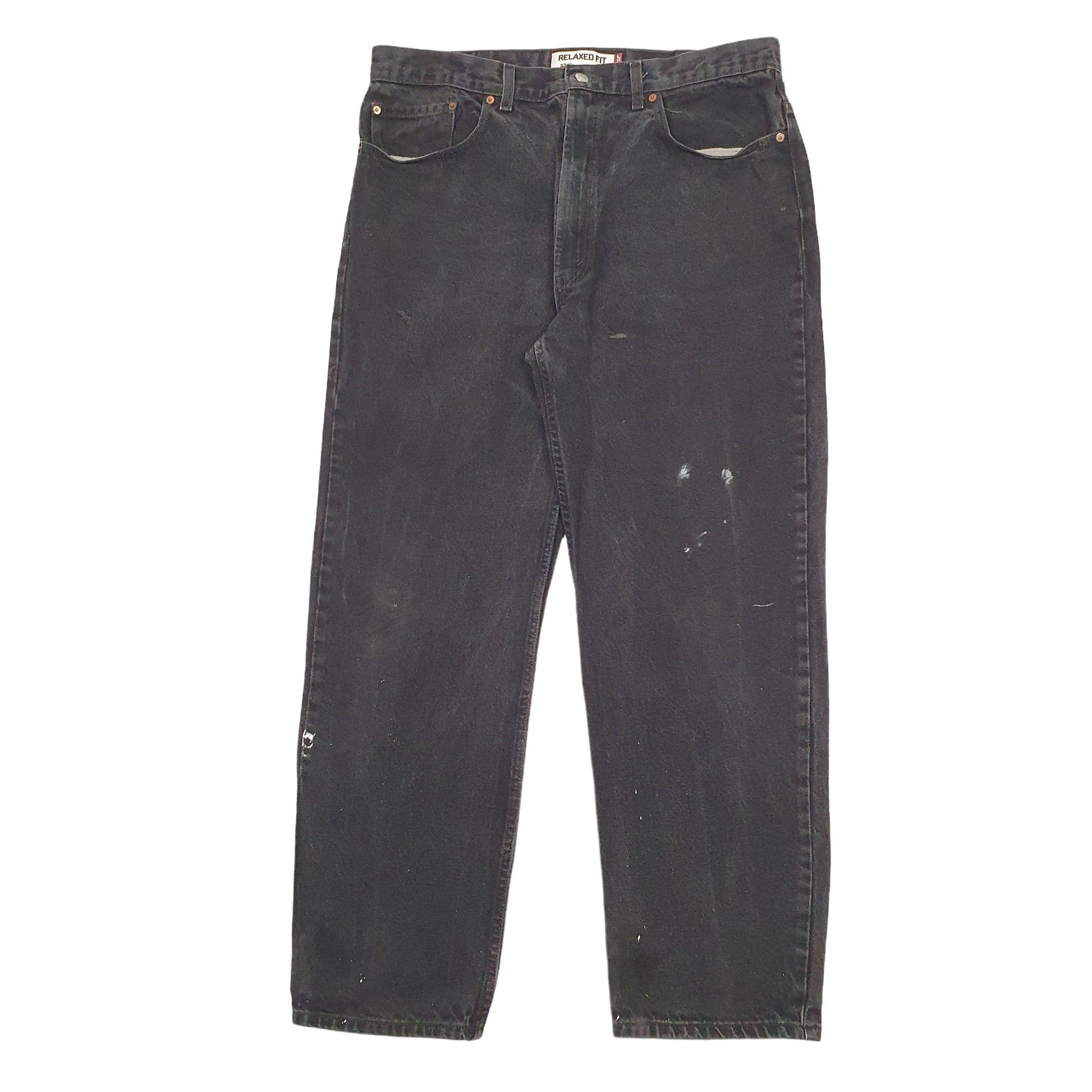 Mens Black Levis  550 JeansW38 L32