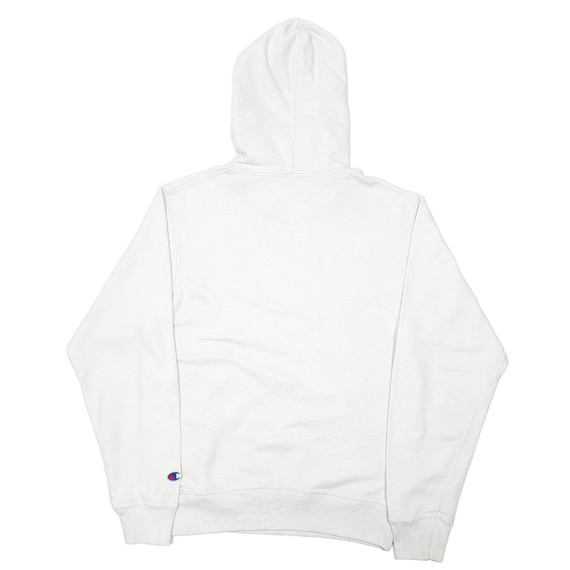 Mens White Champion  Hoodie Jumper