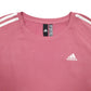 Womens Pink Adidas  Crewneck Jumper