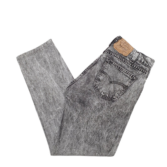 Mens Grey Levis Vintage 90's Made In USA 505 JeansW34 L30