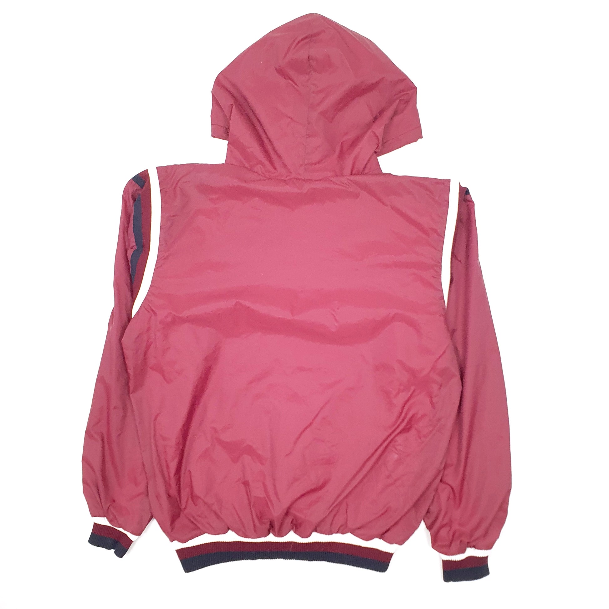 Mens Burgundy Champion Vintage 1990s Made In USA College Washington  Coat