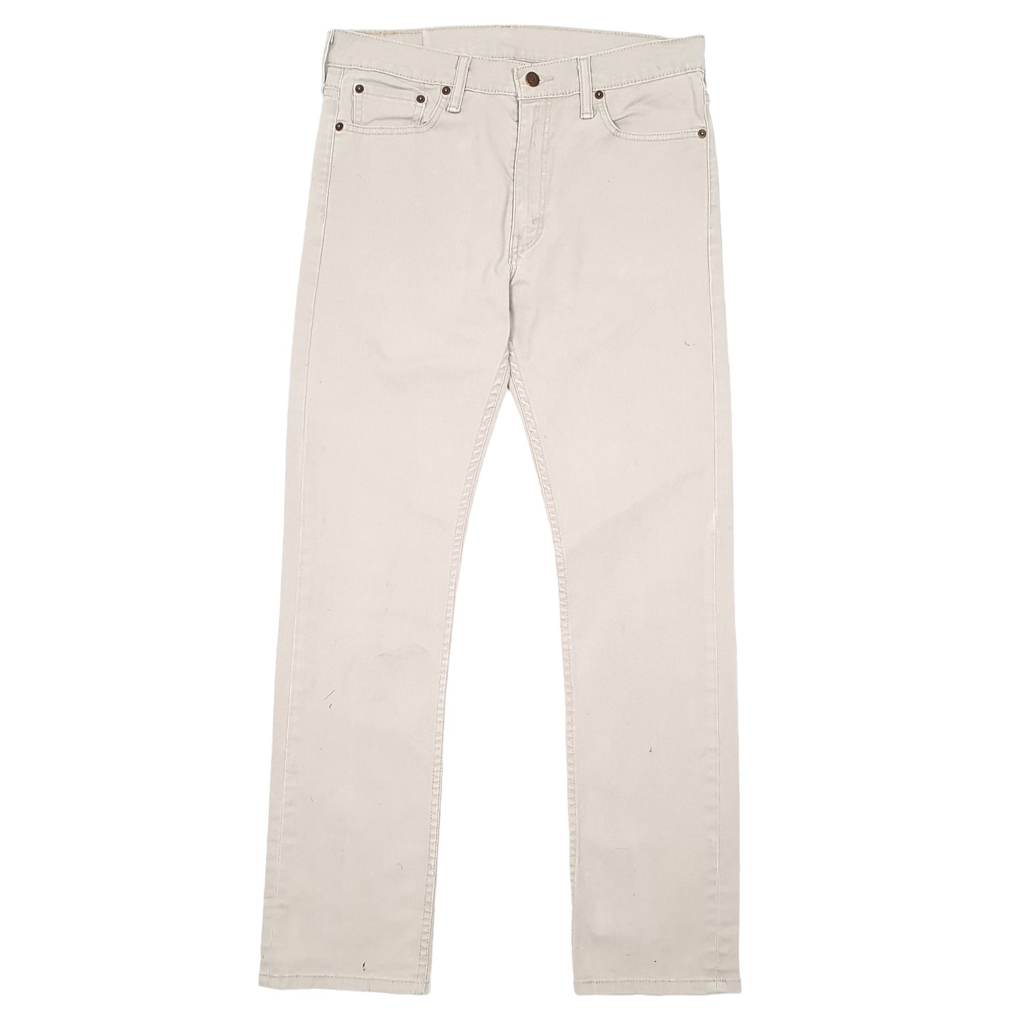 Mens Beige Levis  513 JeansW32 L32