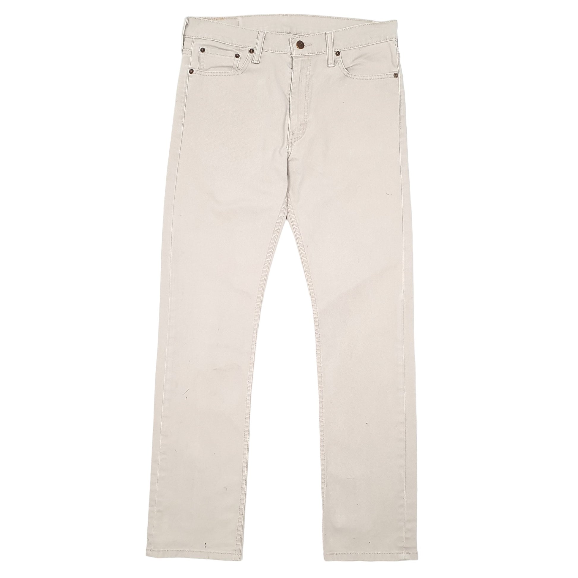 Mens Beige Levis  513 JeansW32 L32