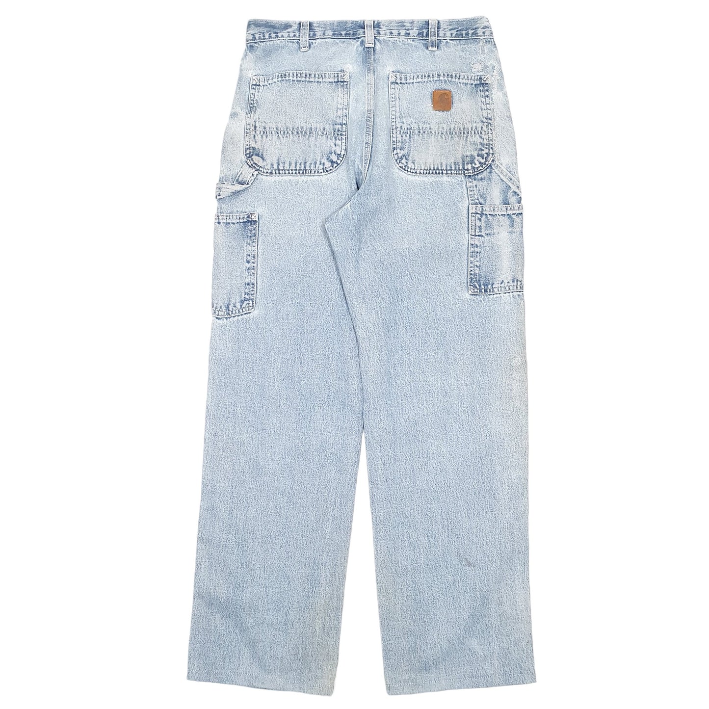 Mens Blue Carhartt Carpenter B13 JeansW32 L32