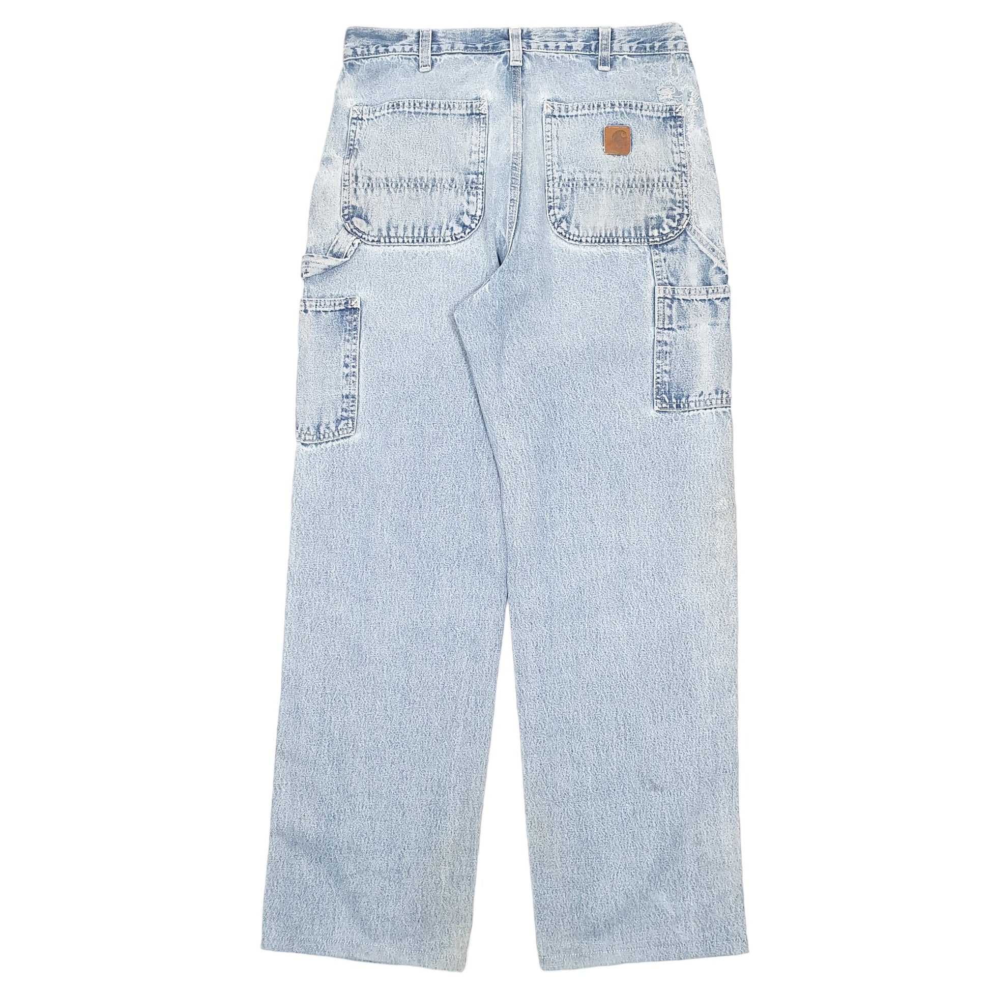 Mens Blue Carhartt Carpenter B13 JeansW32 L32
