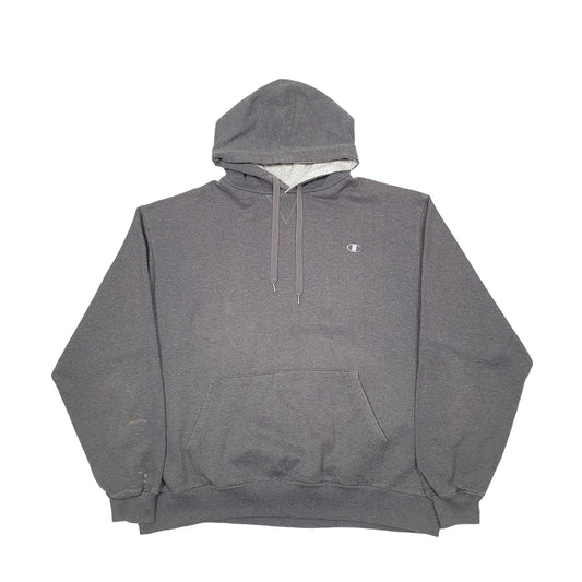 Mens Grey Champion  Hoodie Jumper