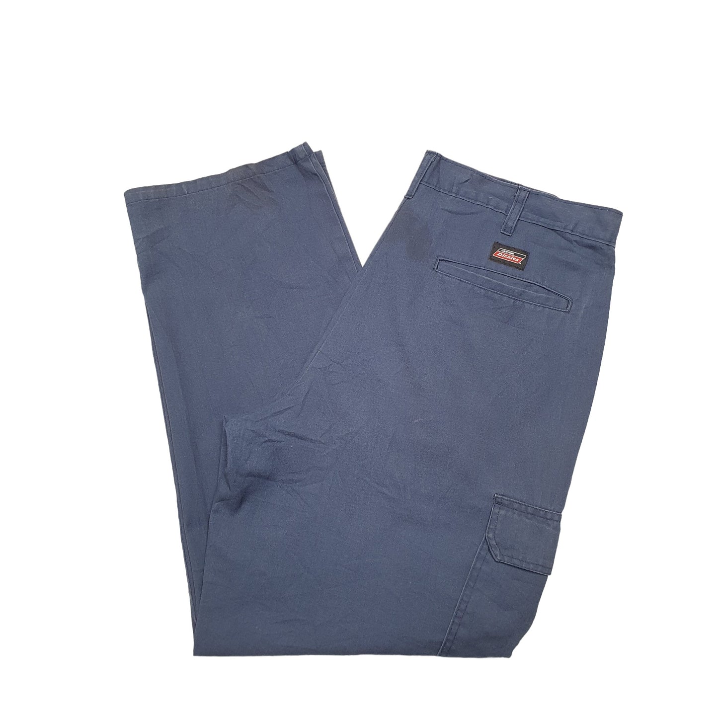 Mens Blue Dickies  Cargo Trousers