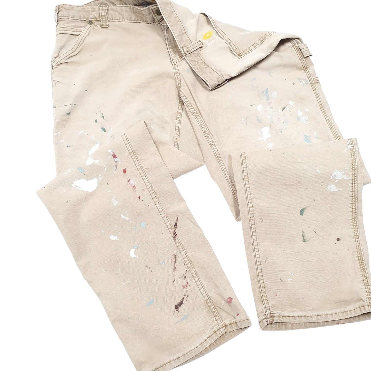 Womens Tan Carhartt Carpenter Carpenter Trousers