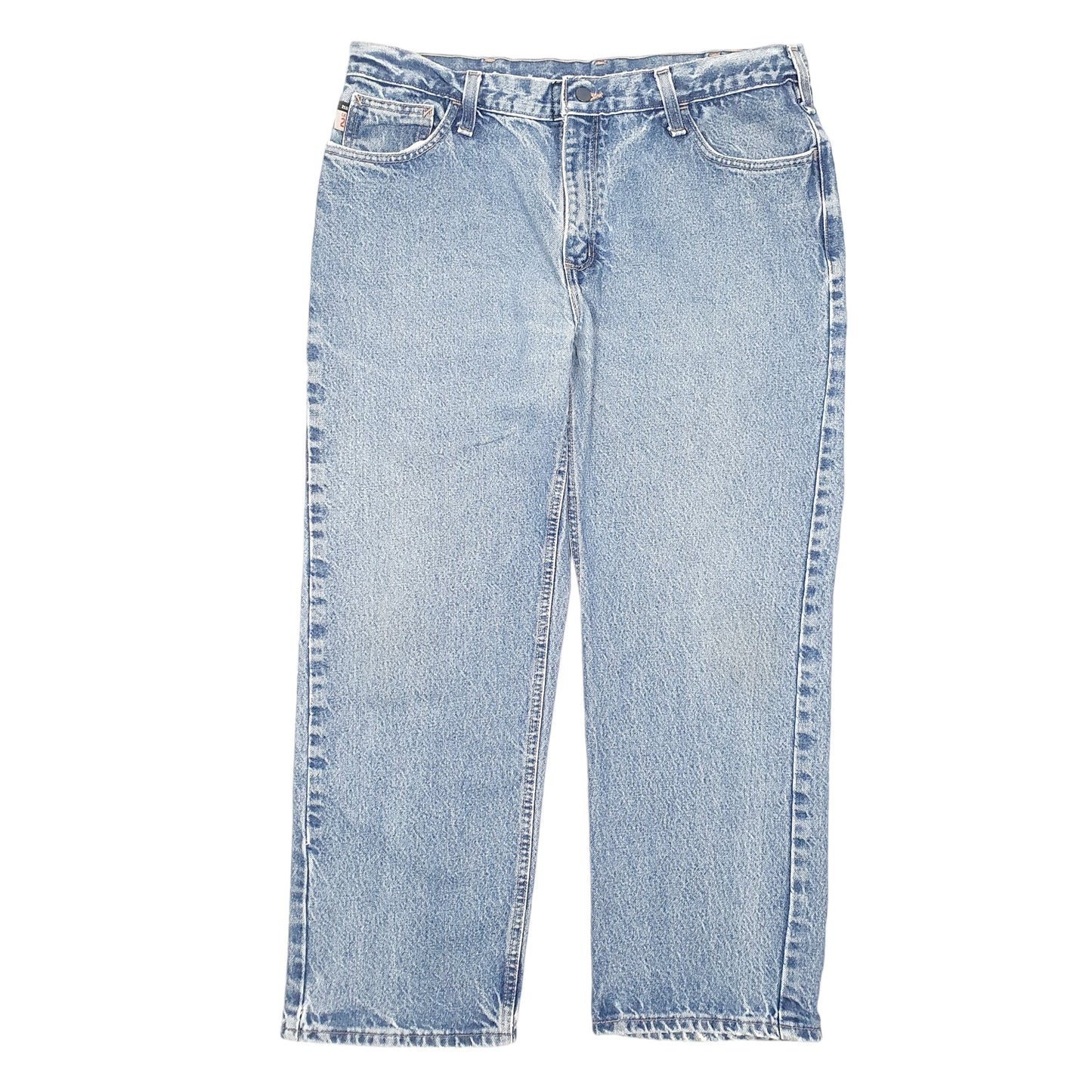 Mens Blue Carhartt Flame Resistant FRB004 JeansW38 L29