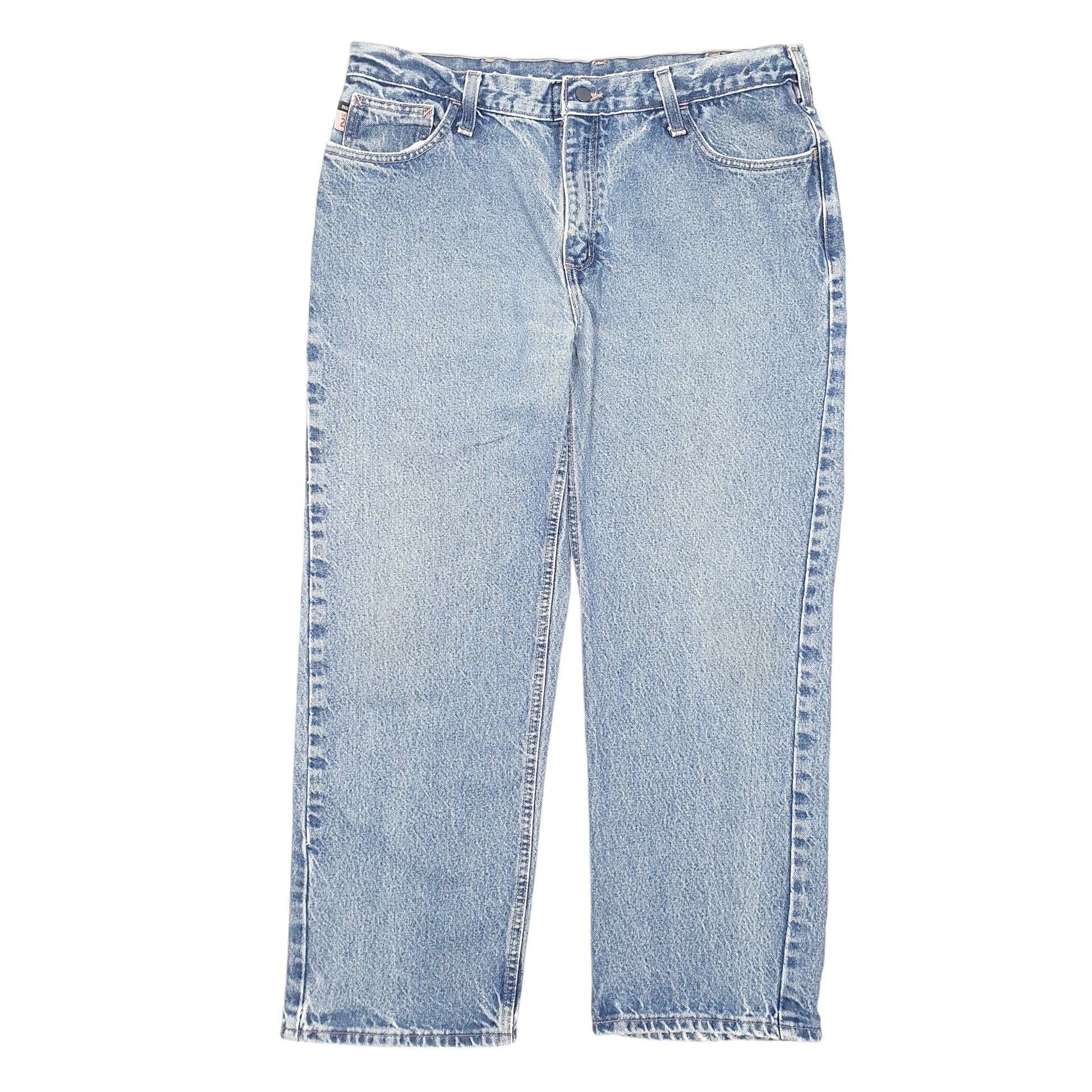 Mens Blue Carhartt Flame Resistant FRB004 JeansW38 L29