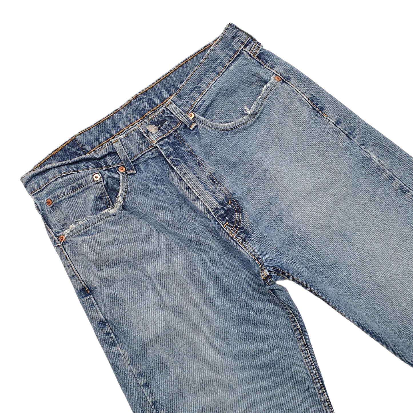 Mens Blue Levis  505 JeansW34 L34
