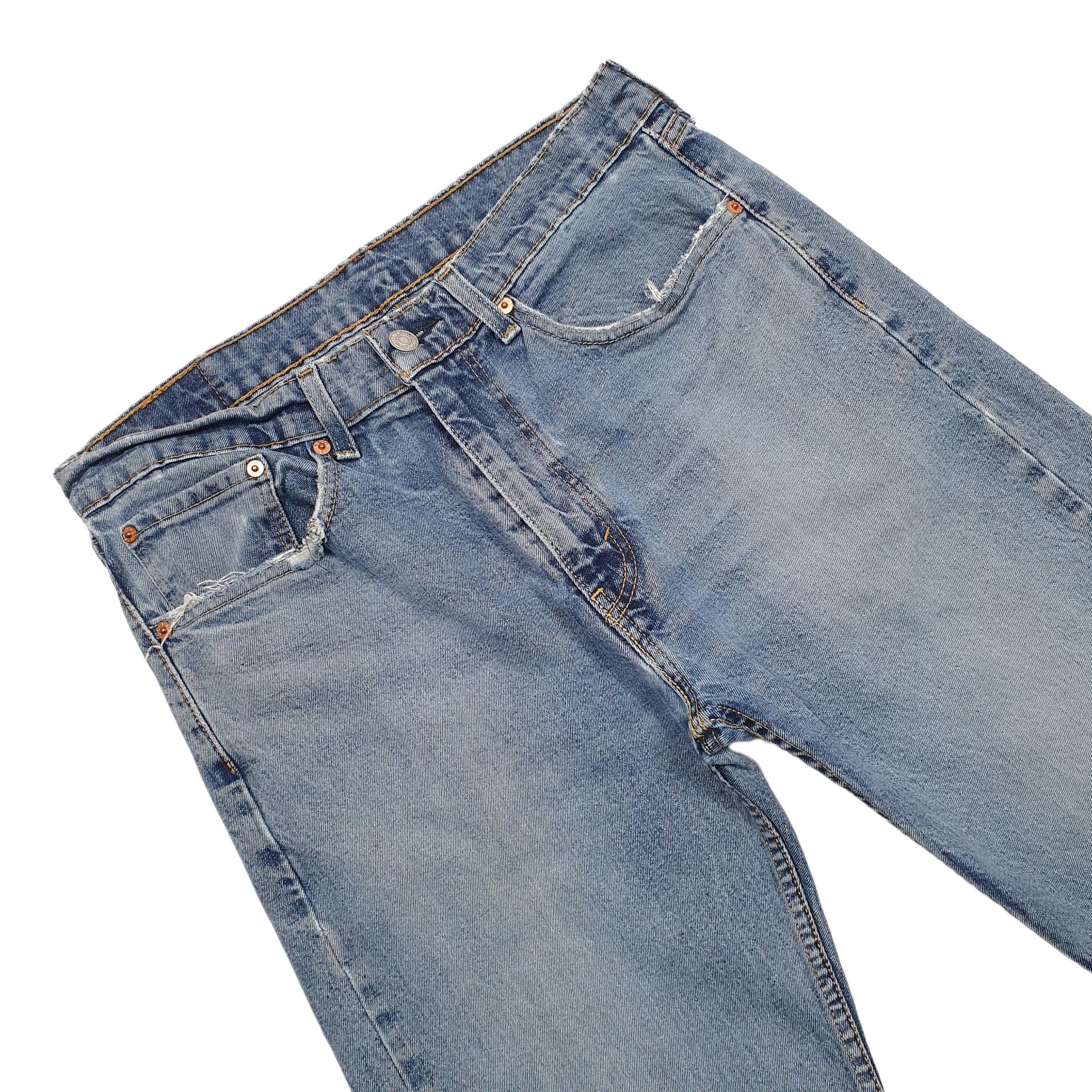 Mens Blue Levis  505 JeansW34 L34