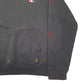 Womens Black Champion Spellout Hoodie Jumper