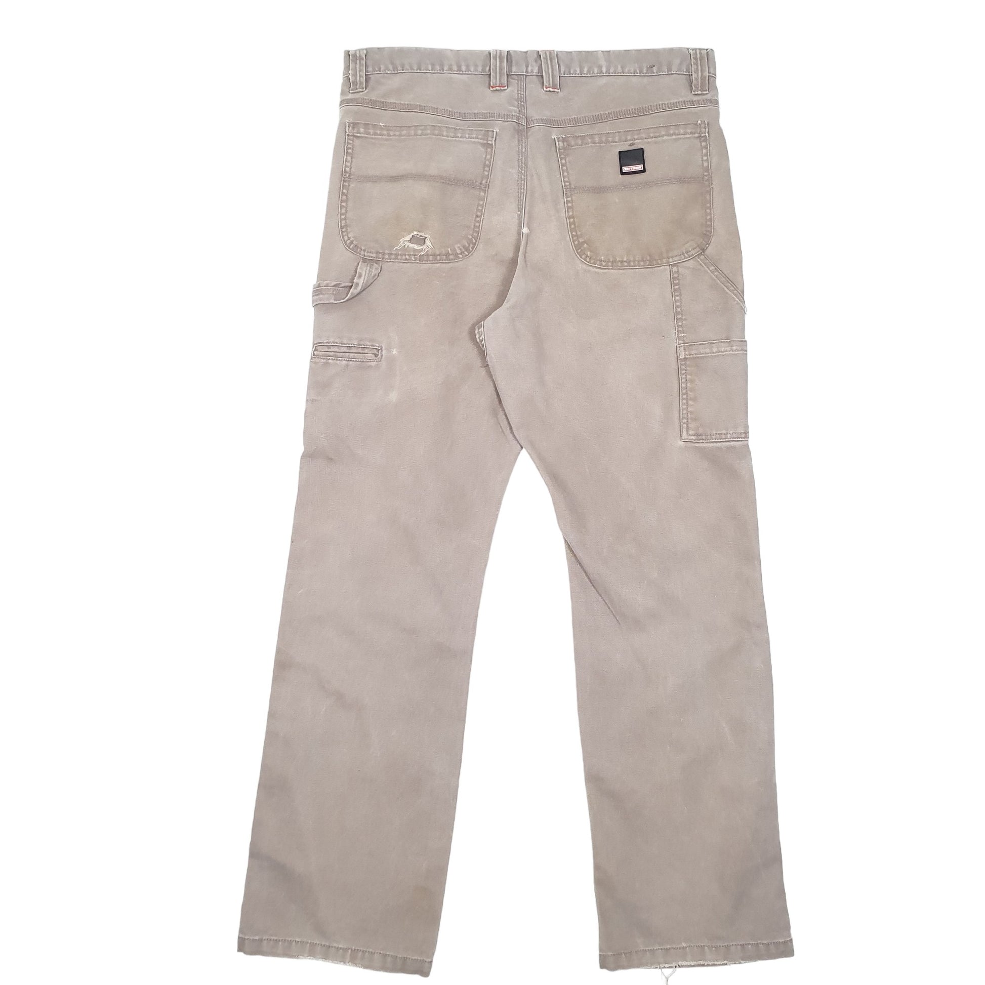 Mens Grey Craftsman  Carpenter Trousers