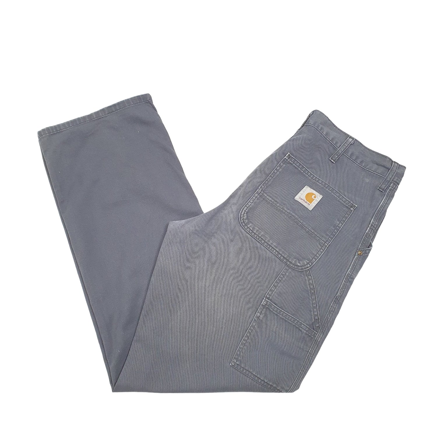 Mens Grey Carhartt Light Carpenter Trousers