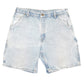 Mens Blue Carhartt Carpenter Denim Shorts