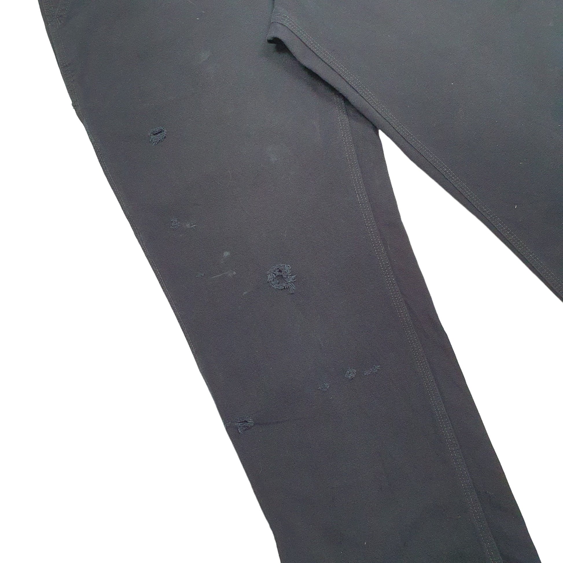 Mens Black Carhartt B11 Dungaree Trousers