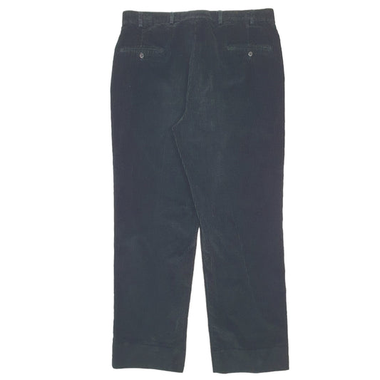 Mens Black Brooks Brothers  Corduroy Trousers