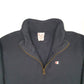 Mens Navy Champion Reverse Weave Quarter Zip Jumper