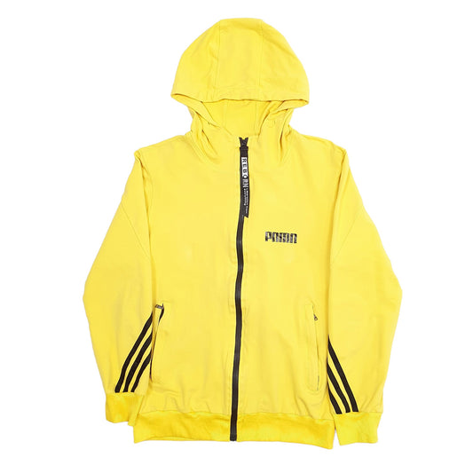 Womens Yellow Puma  Full Zip Jumper