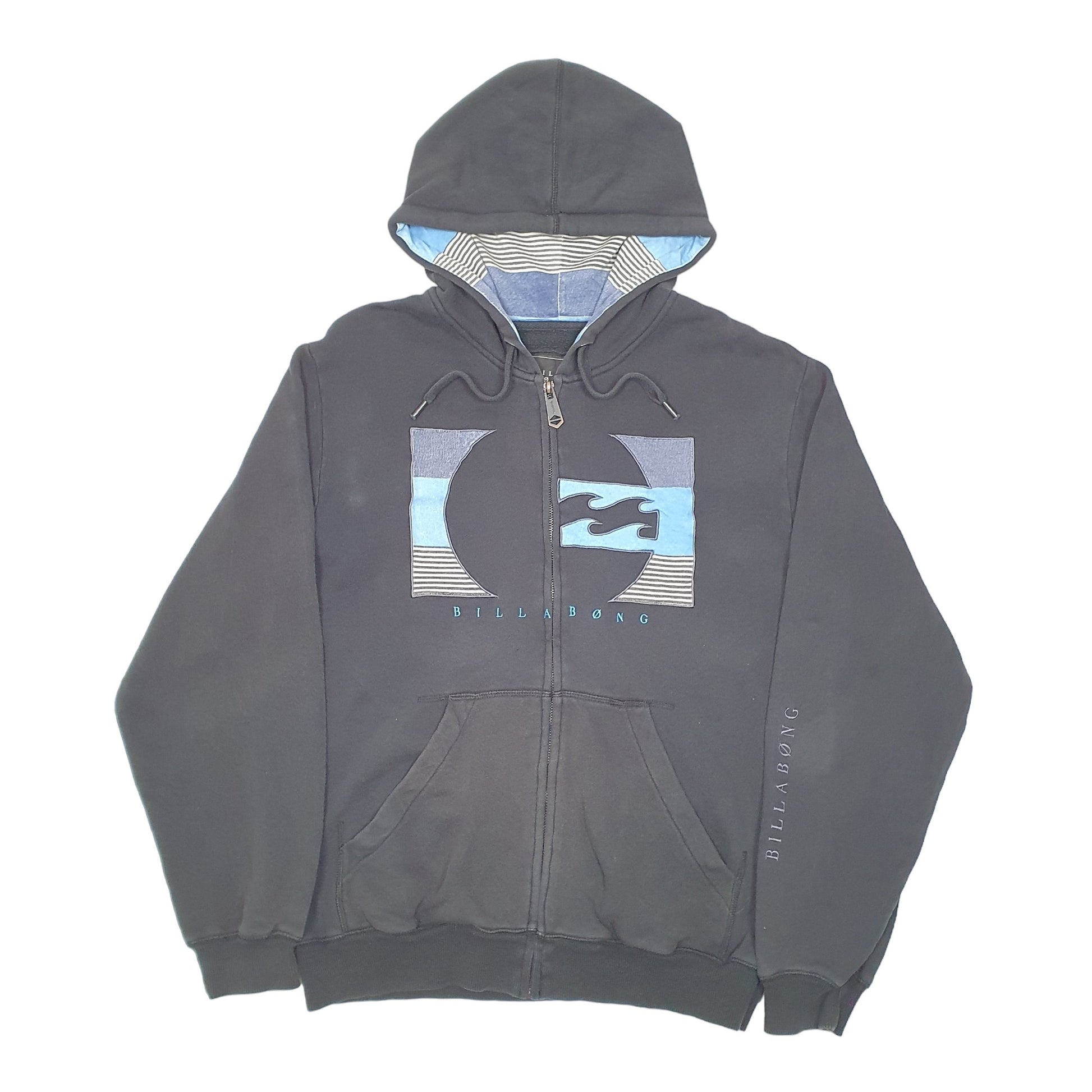 Mens Black Billabong  Full Zip Jumper